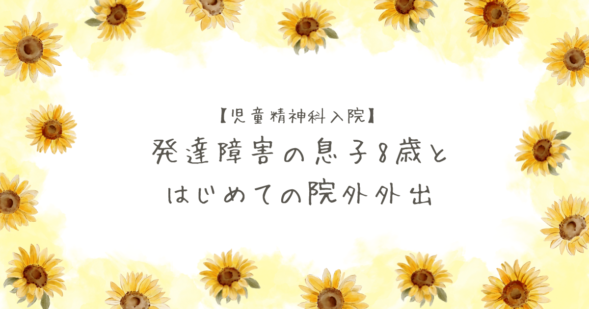 【児童精神科入院】発達障害の息子8歳とはじめての院外外出.png